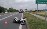 Tragiczny wypadek na DK43 w Gruszewni. Pijany kierowca bmw zderzył się z 61-letnim motocyklistą, który zginął na miejscu