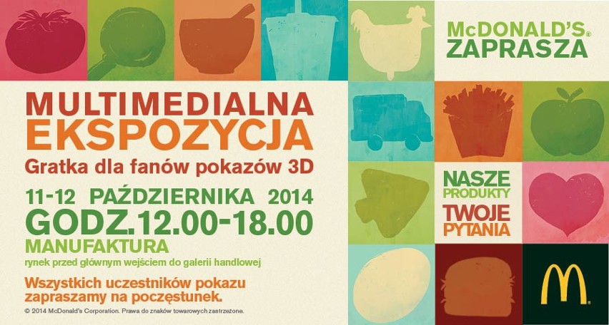 Jakość w 3D! Multimedialna ekspozycja McDonald’s w Łodzi