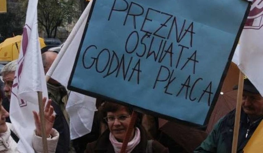 Strajk nauczycieli na Opolszczyźnie.