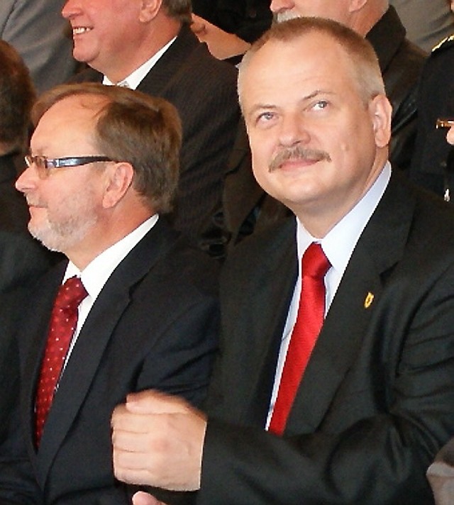 Grzegorz Roszak (po lewej) i Sławomir Szeliga
