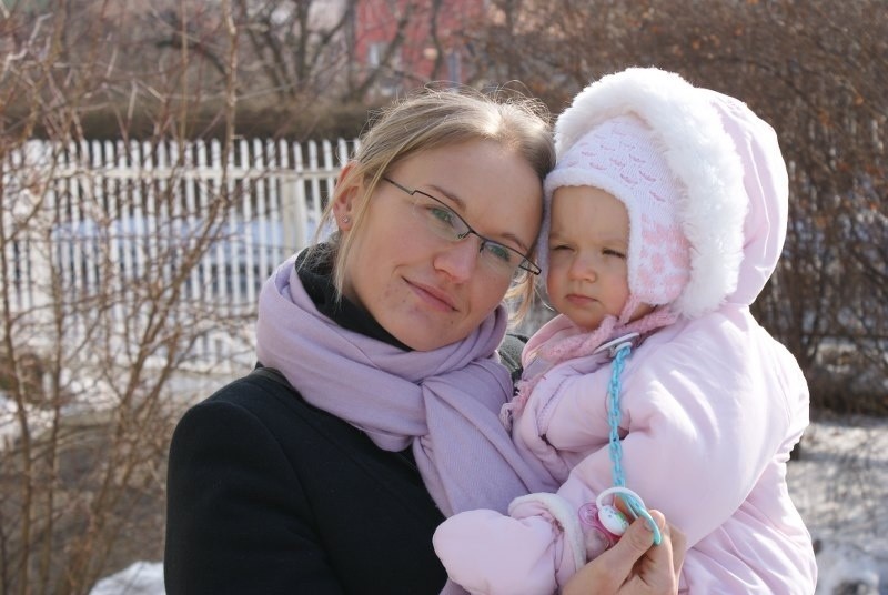 mama: Sylwia Perka, córka Oliwia