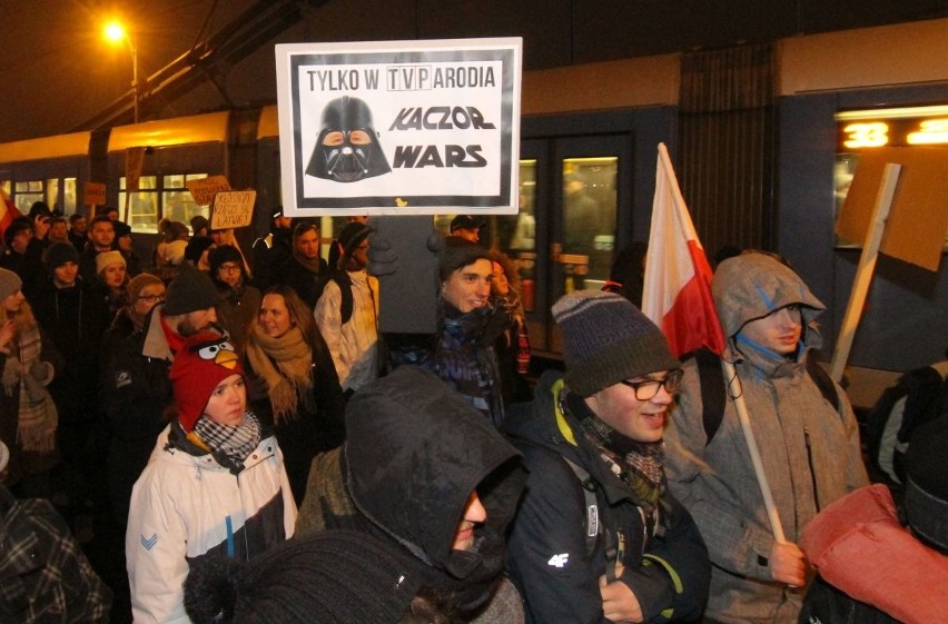 Protest studentów we Wrocławiu, 25.01.2017