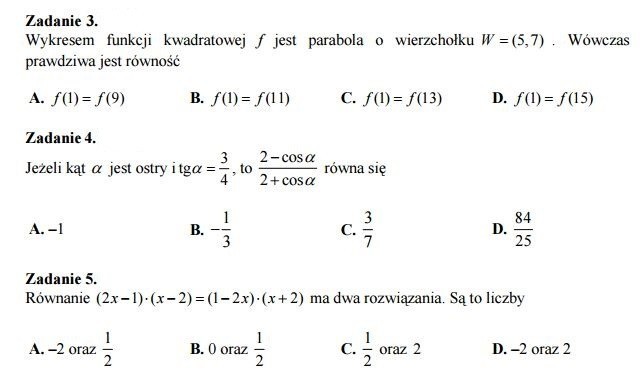 Matura 2017. Matematyka - przygotuj się do egzaminu! Sprawdź, czy wyliczysz te zadania!