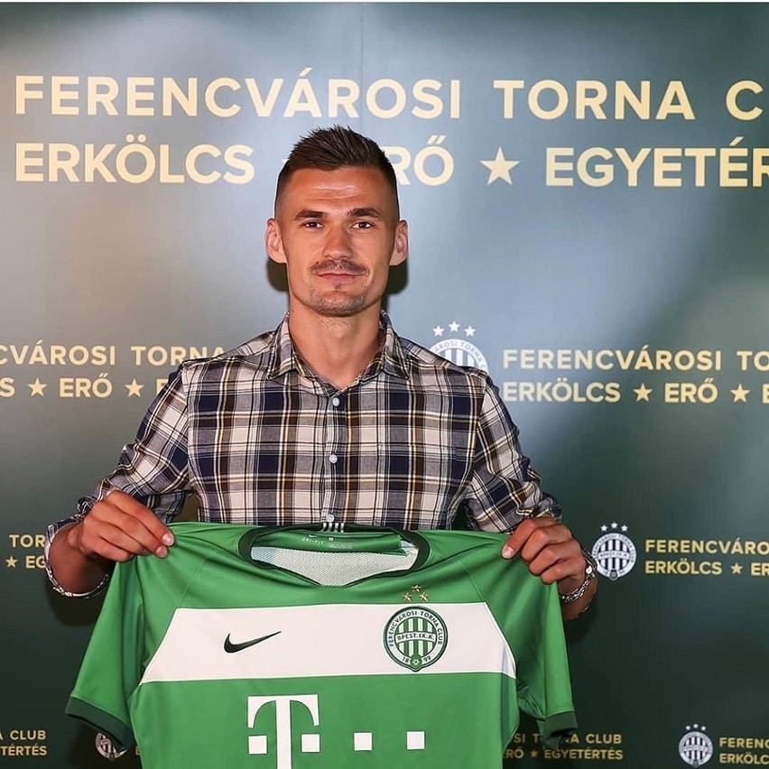 Kapitan Korony Kielce Adnan Kovacević podpisał umowę z mistrzem Węgier - Ferencvarosi TC Budapeszt [ZDJĘCIA]
