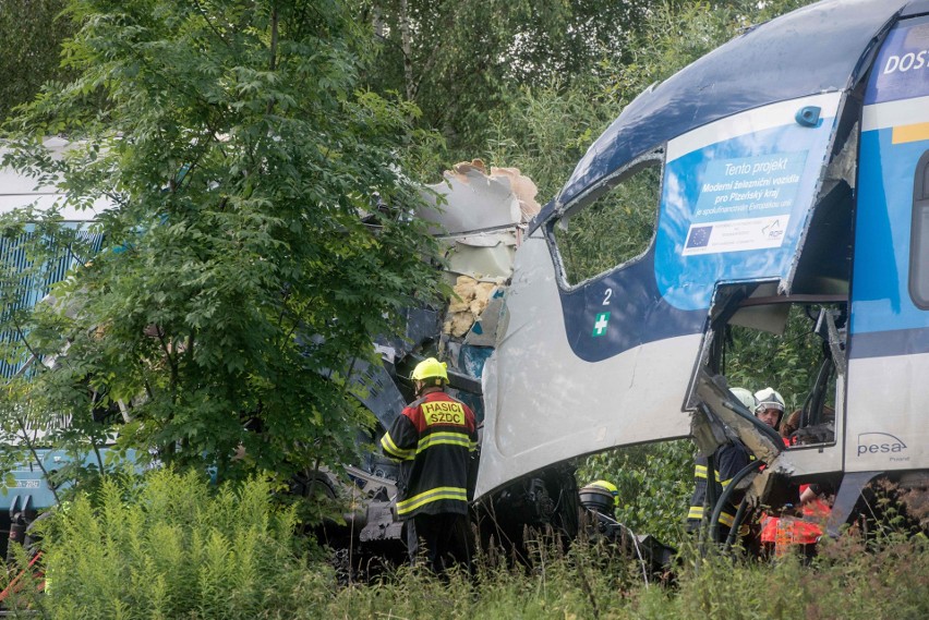 Czechy: katastrofa dwóch pociągów pasażerskich. Co najmniej trzy osoby zginęły, ponad 40 zostało rannych