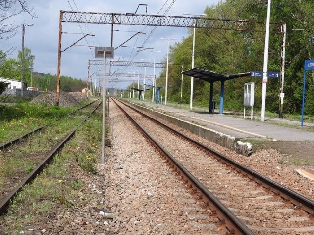 Linia kolejowa. Powiat wadowicki