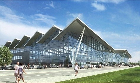 Tak ma wyglądać nowy terminal na gdańskim lotnisku.