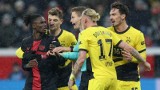 Borussia Dortmund przetrwała nawałnicę strzałów w Leverkusen i zremisowała z Bayerem. Ekipa Xabiego może stracić fotel lidera