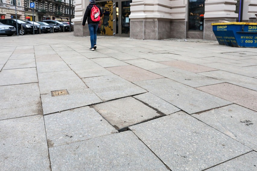 Wyremontowane chodniki przy ulicy Jagiellońskiej w Szczecinie zniszczone przez remont al. Wojska Polskiego? [ZDJĘCIA]