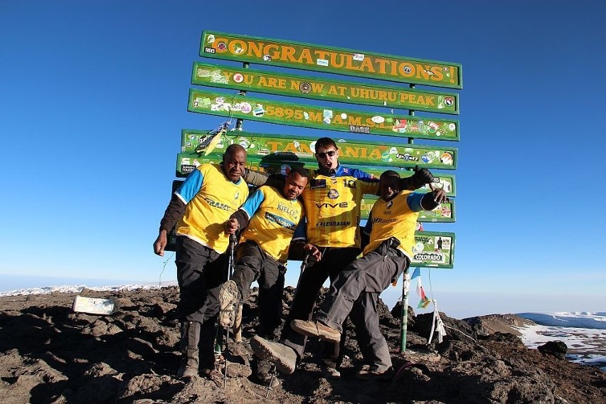 Piotr Chrapkowski, zawodnik Vive Targów Kielce, wszedł na Kilimandżaro