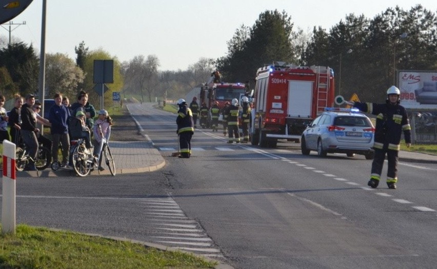 Wypadek na DK 46 w Kochanowicach 18.04.2019. Poszkodowane...