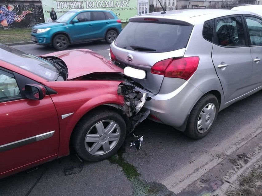 9 marca na ulicy Kamiennej doszło do kolizji czterech...