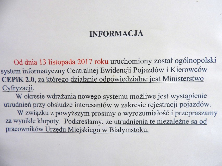 Ogólnopolska awaria systemów państwowych. W urzędzie...