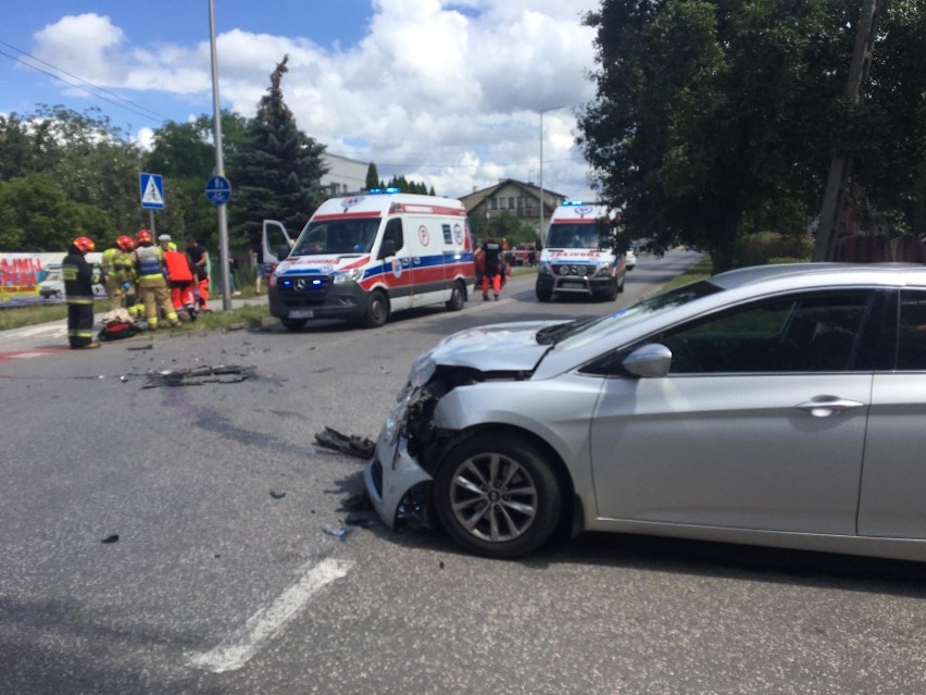 Wypadek miał miejsce w Tarnowie na skrzyżowaniu ul....