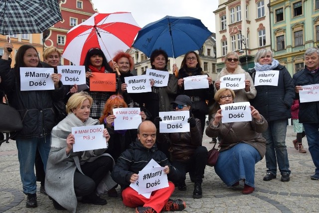 Protest "Mamy Dość we Wrocławiu"