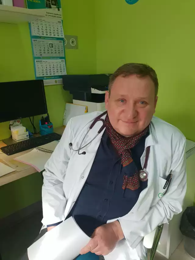 Nowy ordynator oddziału wewnętrznego w szpitalu w Krośnie Odrzańskim - lek. Marek Woźniak.