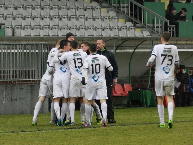 GKS Tychy - Widzew Łódź 1:0 - 1 połowa