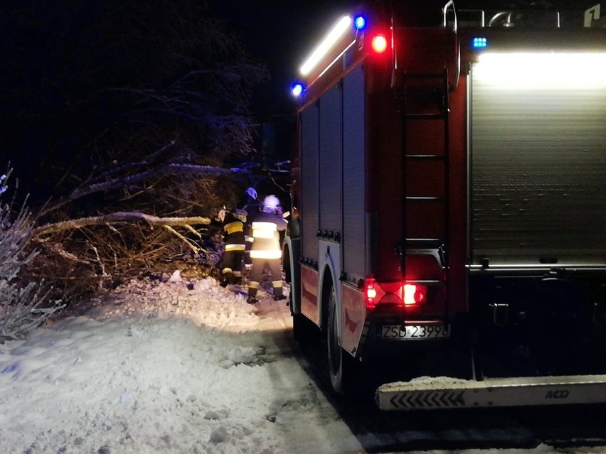 Strażacy z OSP w Złocieńcu nie mieli spokojnej nocy
