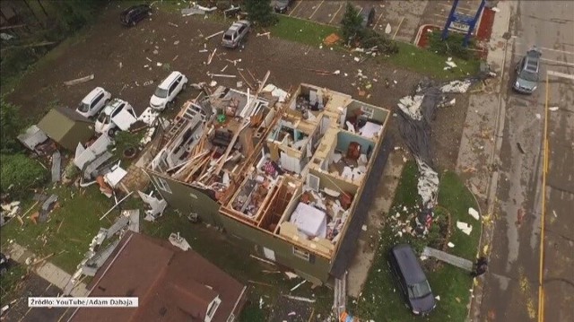 Dom zniszczony przez tornadoMichigan w Stanach Zjednoczonych zostało znowu doświadczone przez siły natury. Tornado pozbawiło domu nad głową kilkadziesiąt rodzin.