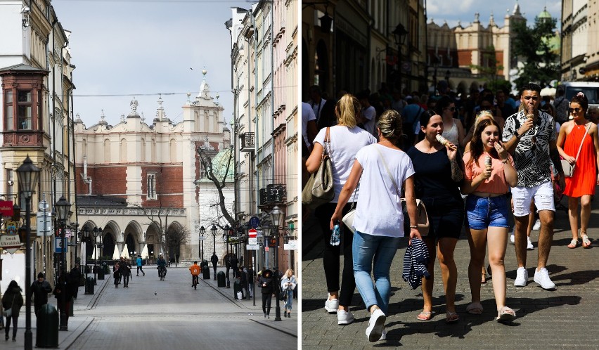 Zobaczcie, jak kiedyś wyglądał Kraków pełen ludzi, a jak...