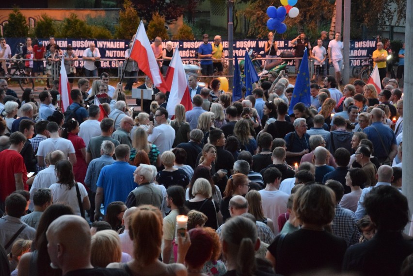 Czwartkowy protest przed Sądem Okręgowym w Katowicach