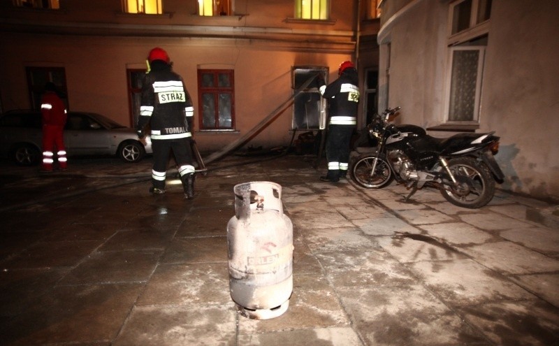 Wybuch gazu w kamienicy przy ul. Kilińskiego [zdjęcia, FILM]