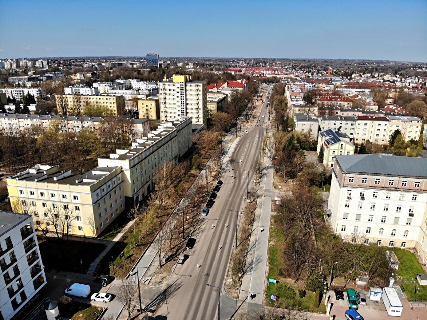 Lublin: Przebudowa Racławickich, Lipowej, Poniatowskiego. Zobacz inwestycję z lotu ptaka      