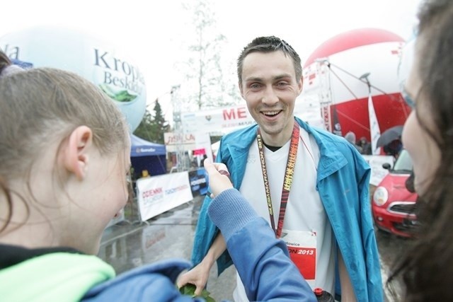 Silesia Marathon 2013 - zwycięzcy na mecie