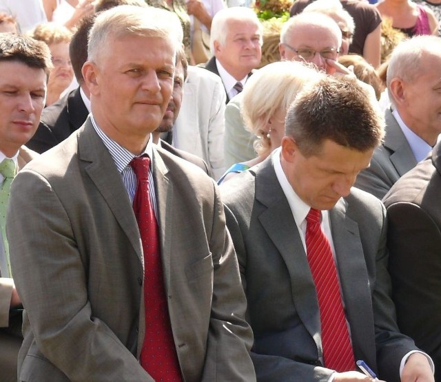 Janusz Cisek na tegorocznych dożynkach w Stalowej Woli.