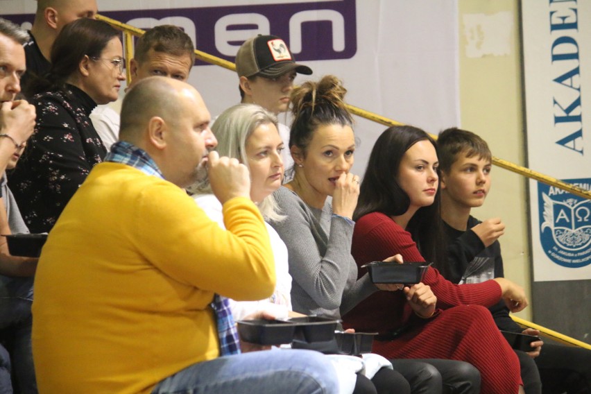 Kibice AZS AJP Gorzów na meczu Energa Basket Ligi Kobiet z AZS-em Politechniką Poznań