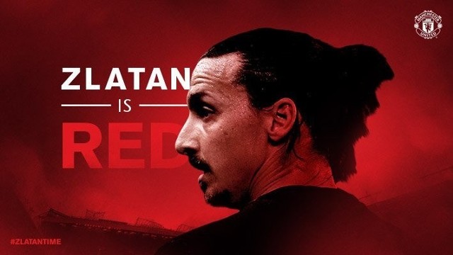 Zlatan Ibrahimović zaprezentowany przez Manchester United