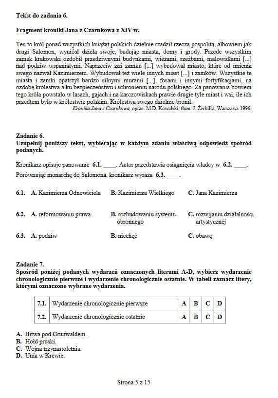 Egzamin gimnazjalny 2018. Sprawdź odpowiedzi z języka...