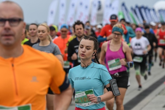 Bieg Europejski Gdynia 2019 na płycie Portu Lotniczego Gdynia-Kosakowo