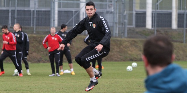 Serb Vanja Marković we wtorek trenował z Koroną. 