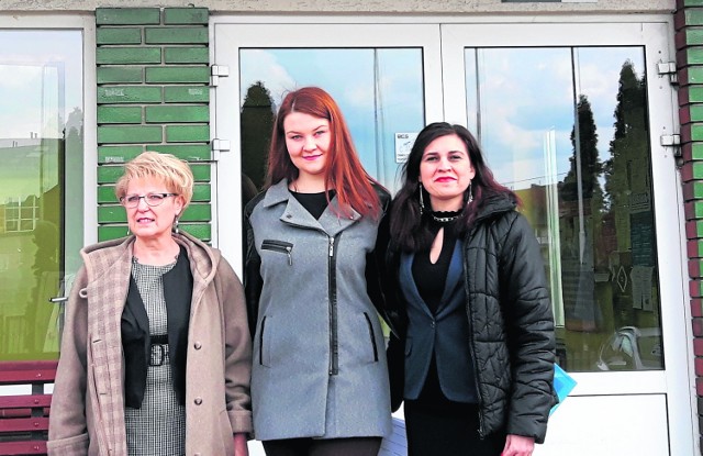 Za referendum opowiadają się (od prawej):  Agnieszka Nazaruk-Zdanuczyk, Magdalena Jakuc oraz Ewa Godlewska