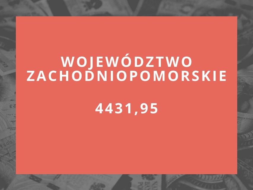 W którym powiecie w województwie zachodniopomorskim zarabia...