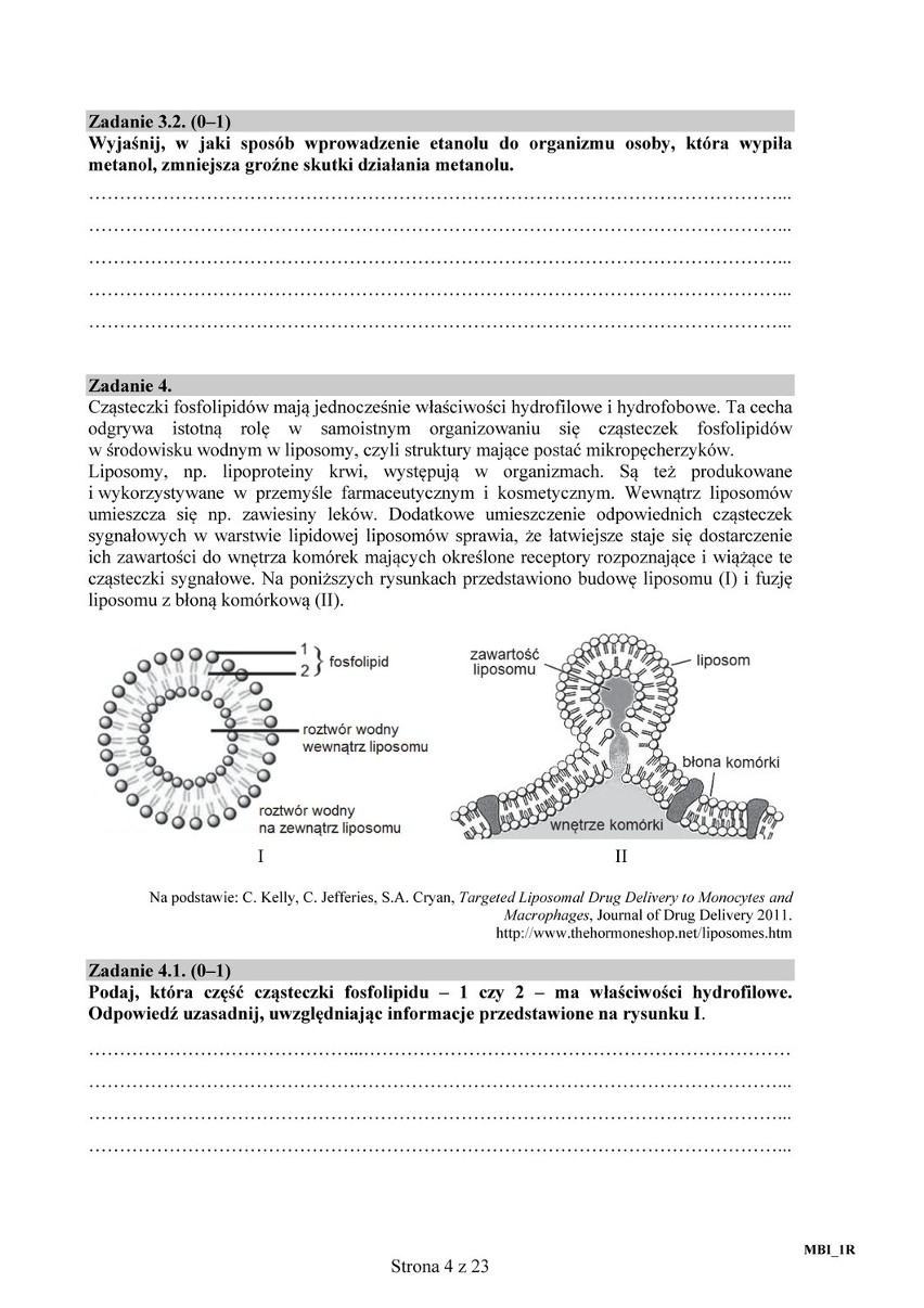 Egzamin z biologii był do napisania tylko dla specjalistów....