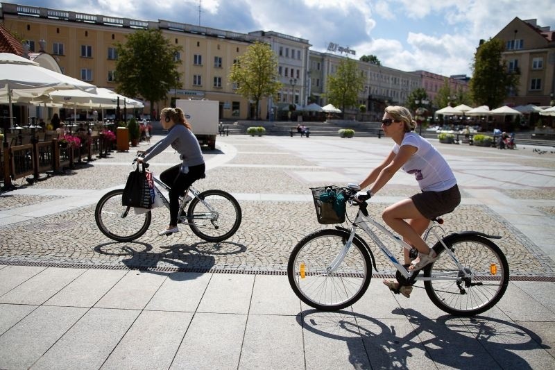 Rynek Kościuszki. Zakaz jazdy rowerem zostanie zniesiony (zdjęcia, wideo)