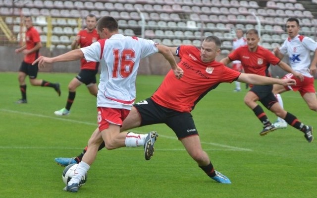 Pomocnik Dawid Sarafiński zdobył dzisiaj gola dla ełkaesiaków