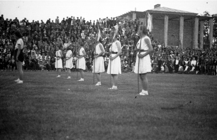 Maj 1937 roku. Uroczyste otwarcie stadionu miejskiego w...