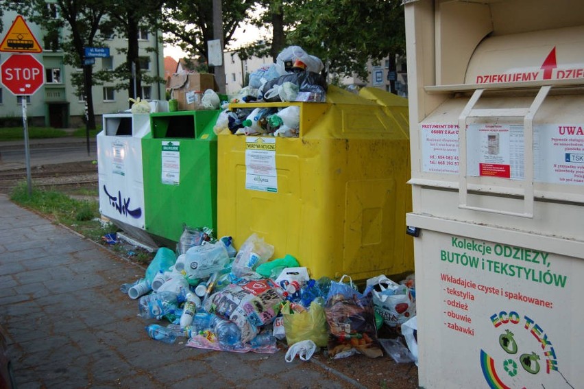Wrocław - stolica śmieci. Bałaganu dzień drugi [ZDJĘCIA]