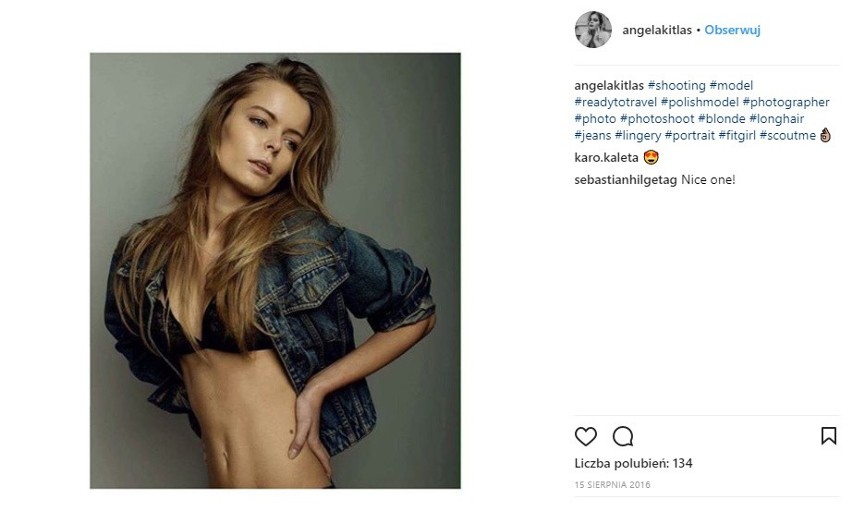 Angelika Kitlas to 22-letnia wicemiss Podlasia. Znalazła się...