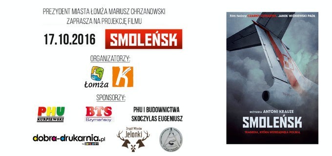 Film "Smoleńsk" za darmo w Łomży. Kolejne projekcje 17 października (zdjęcia, wideo)