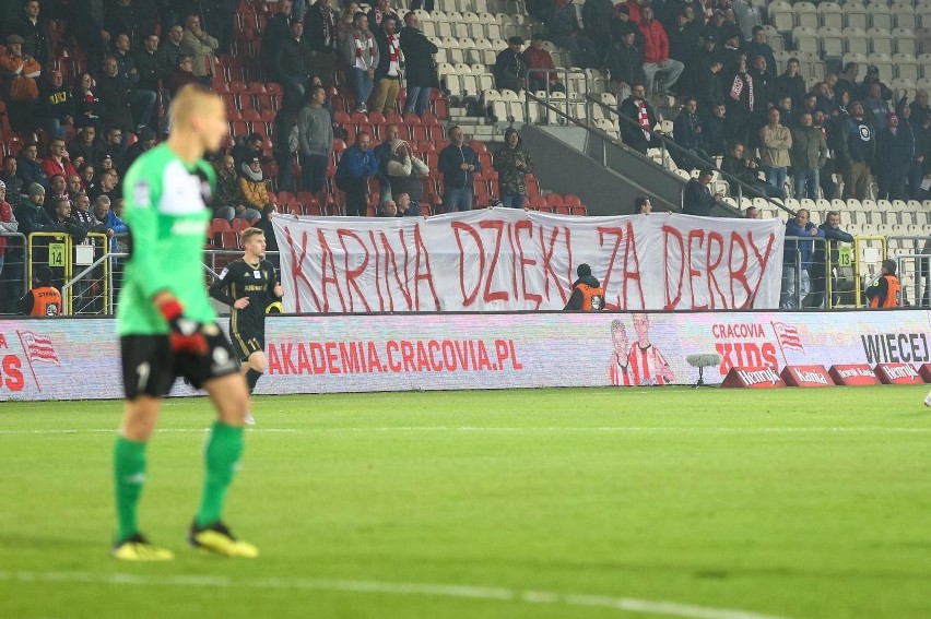 Kibice na meczu Cracovia - Górnik Zabrze