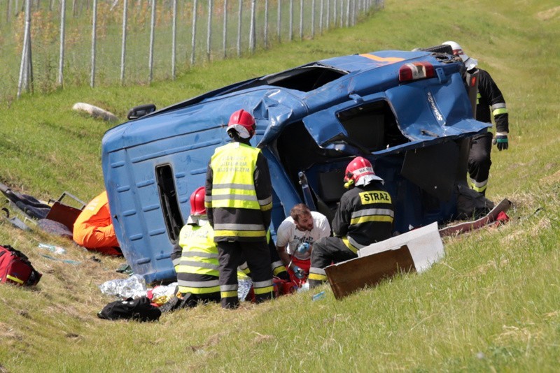 Na trasie S3 na odcinku między Zieloną Górą, a Gorzowem...