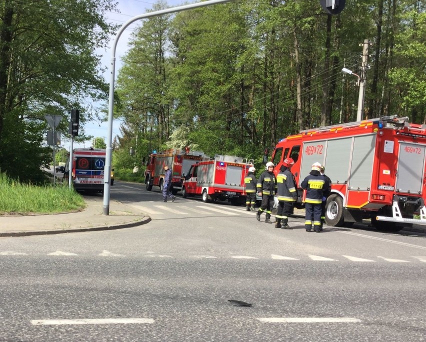 Wypadek między Łodzią i Tuszynem