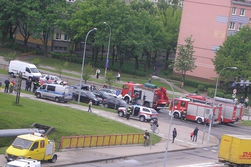 Wypadek na ul. Piastowskiej. Karambol przy skrzyżowaniu z Sybiraków (zdjęcia, wideo)