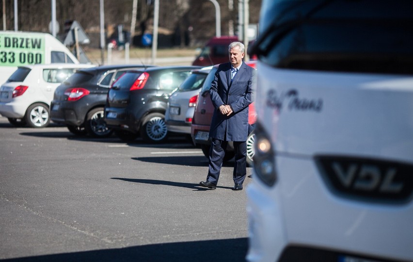 Bronkobus w Łodzi. Politycy PO podsumowali "maraton poparcia" [ZDJĘCIA]