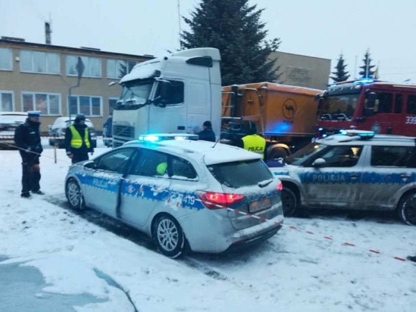 Śmiertelny wypadek w Trąbkach Wielkich 16.01.2018. Jest akt...