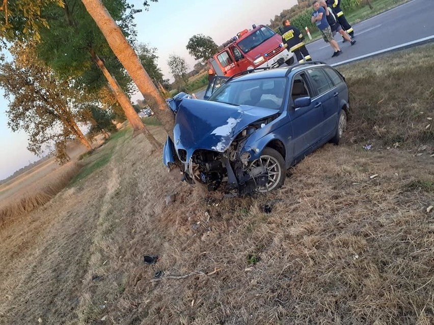 Wypadek BMW na trasę relacji Brańsk-Kalnica. Kierowca...